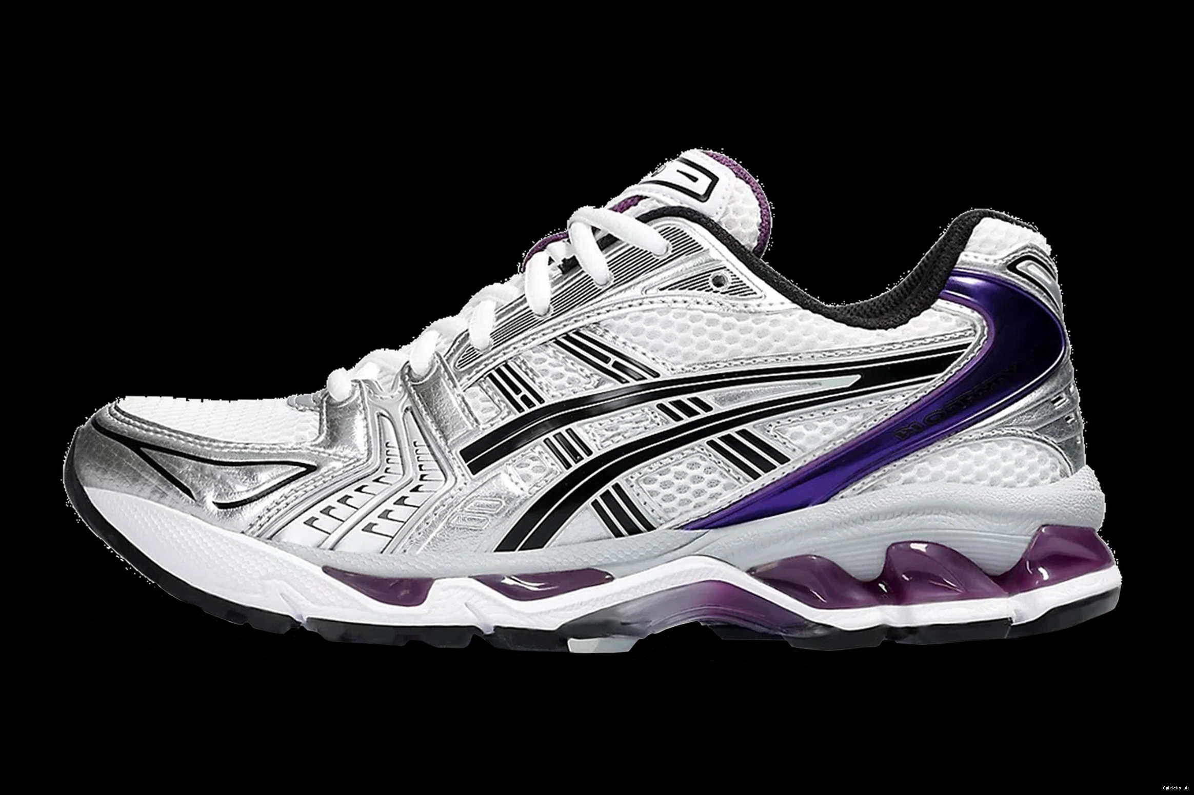 W Dark ASICS White Gel-Kayano Grape 14 0711